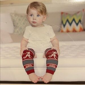 1 Pair of The University of Alabama Baby Leg Warmers